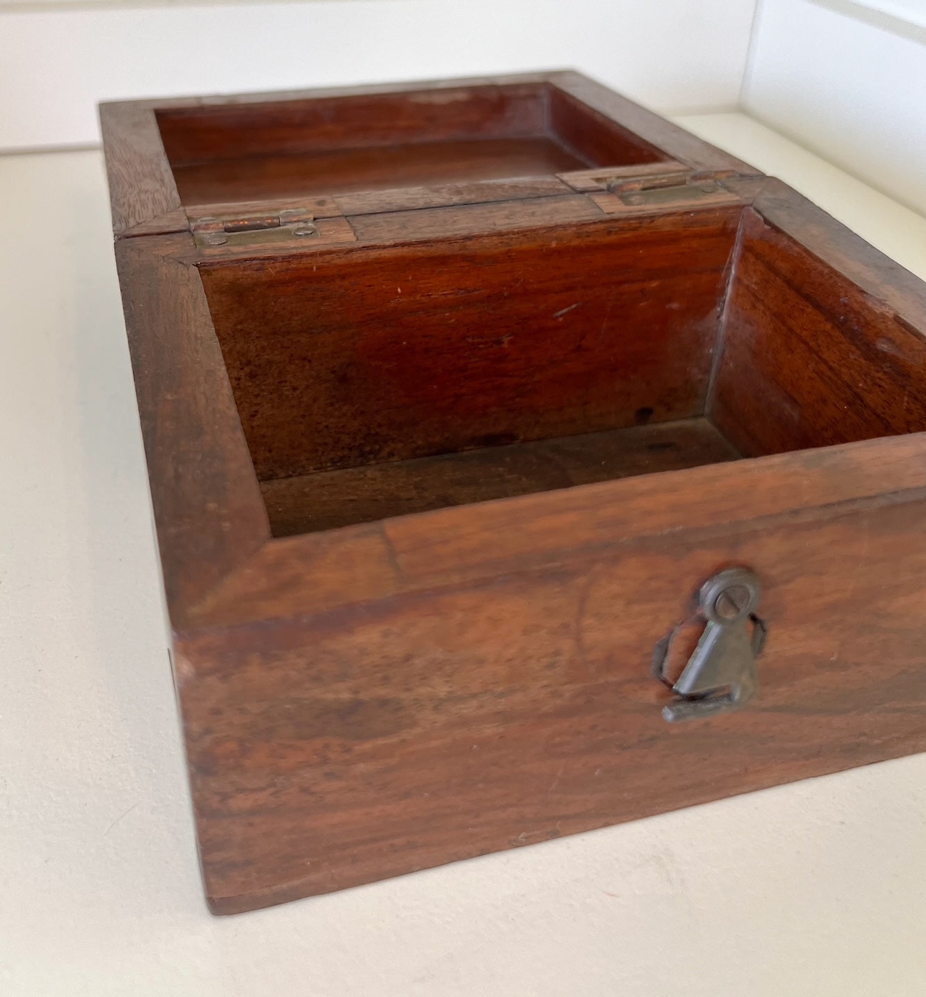 Old wooden anchor box