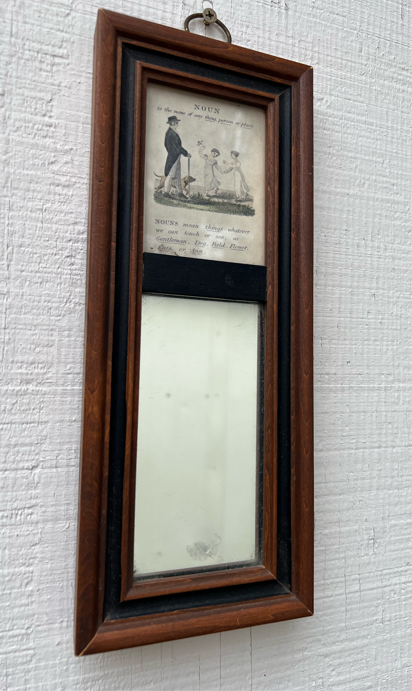 Small Framed Mirror with Picture