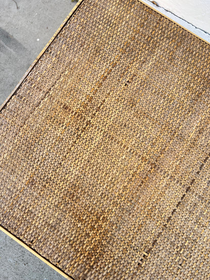 Vintage bamboo coffee table