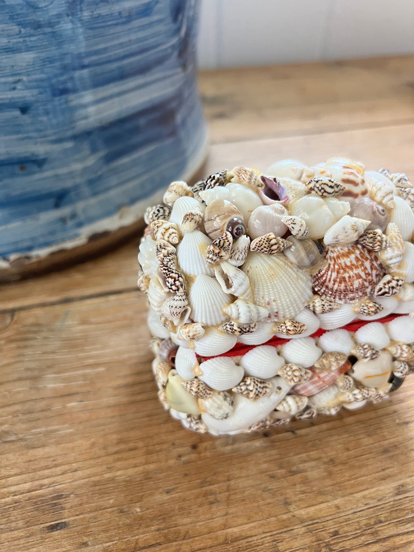 Treasure chest shell box