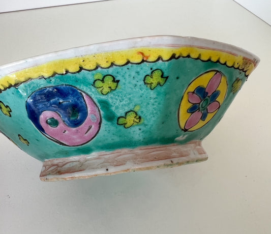 Hand Thrown Colorful Bowl