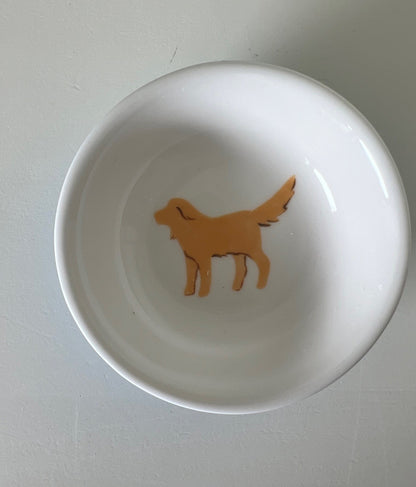 Small Golden Retriever Dish