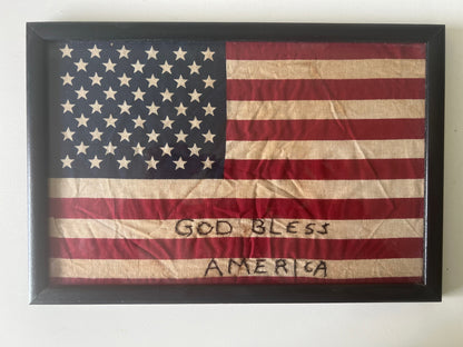 Framed American Flag